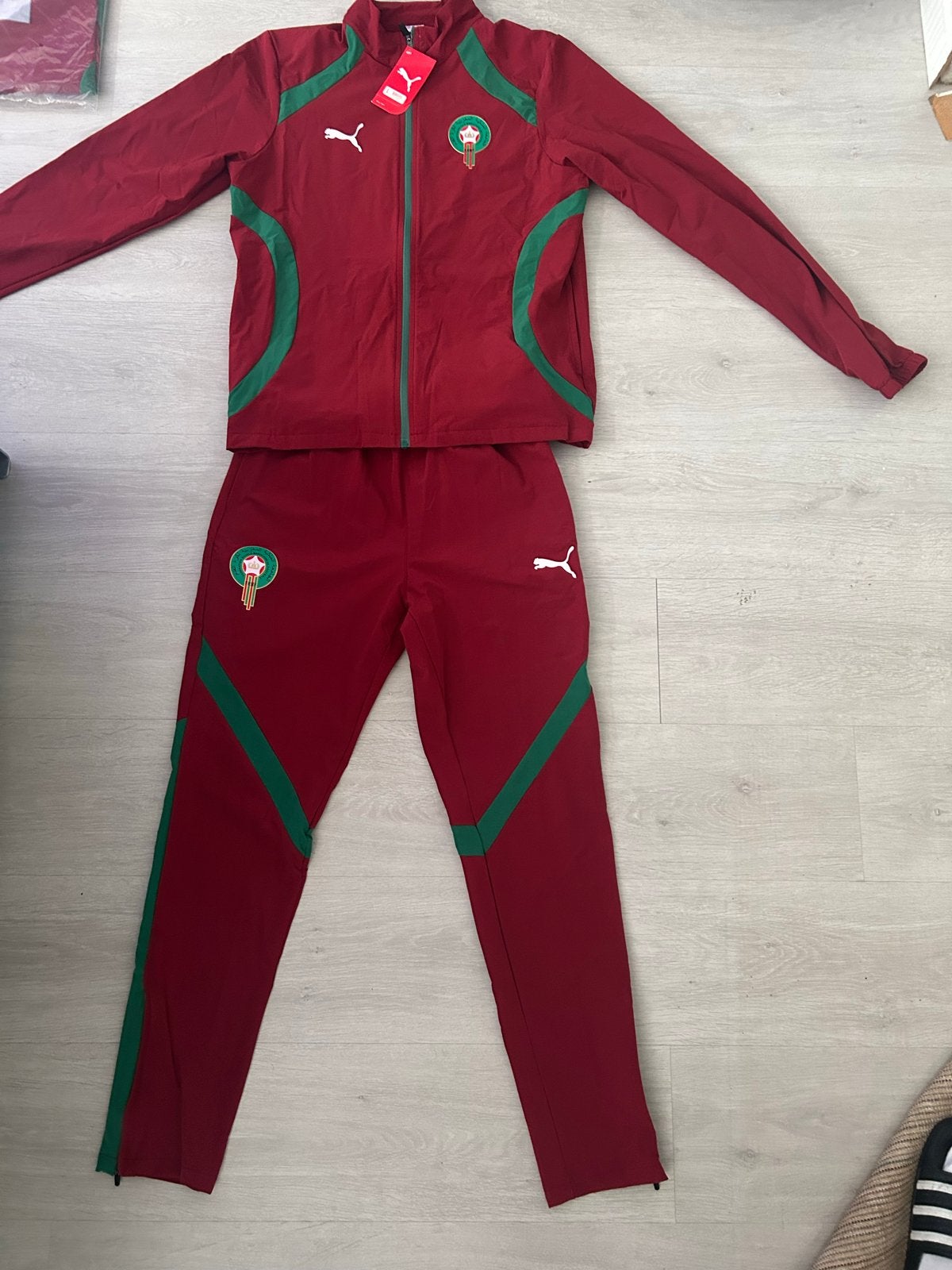 Marokko trainingspak Puma - S / M / L, Ophalen of Verzenden, Nieuw, Maat 36 (S), Rood