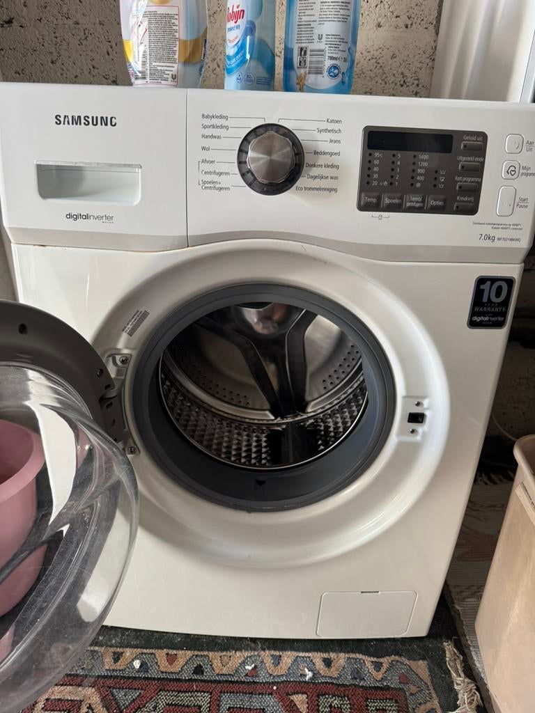 Samsung EcoBubble – 7kg – 1400 Toeren, Gebruikt, Ophalen of Verzenden, Kort programma, 85 tot 90 cm