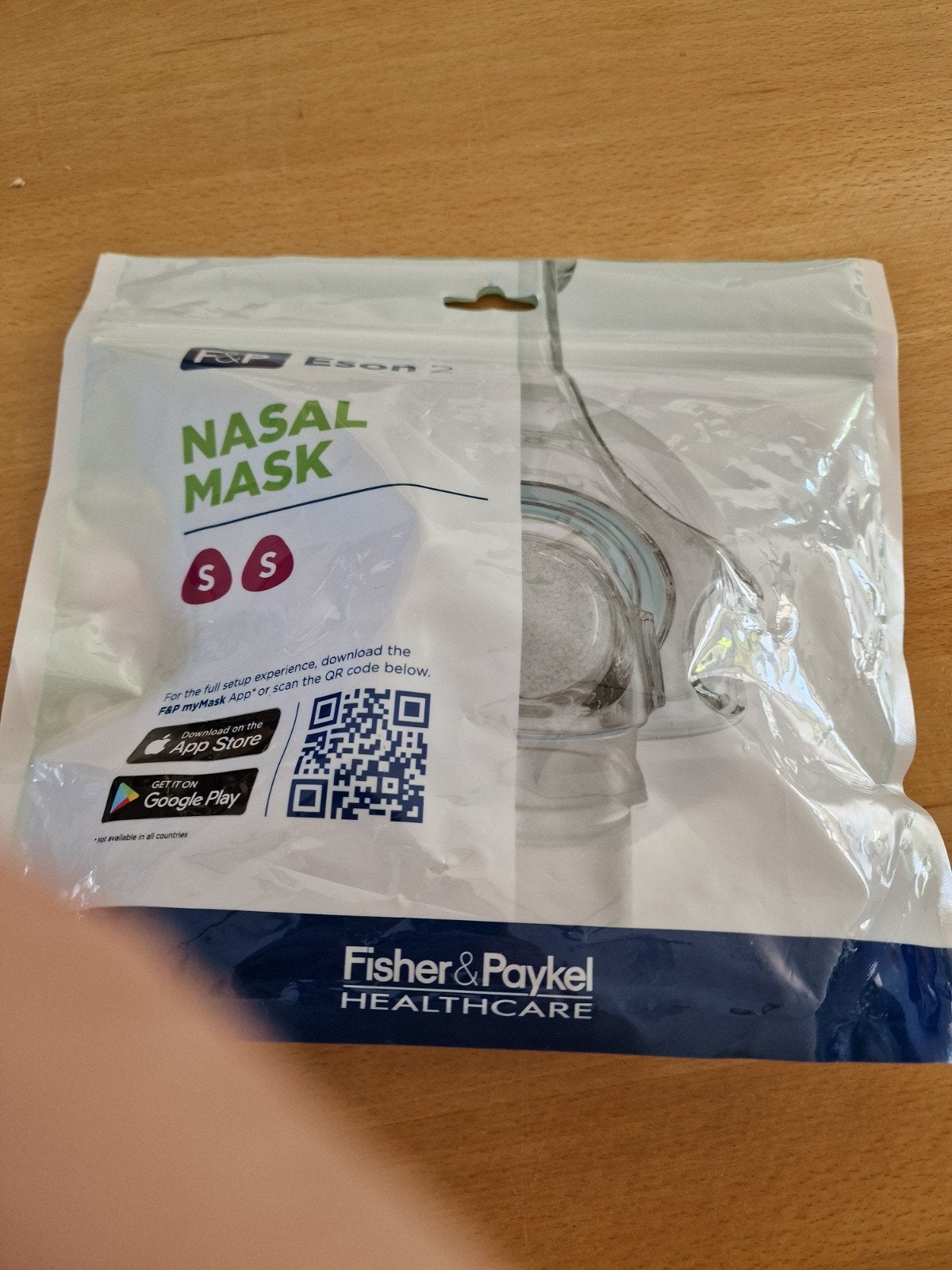 F&P Eson 2 Nasal Mask S, Diversen, Ophalen of Verzenden, Nieuw