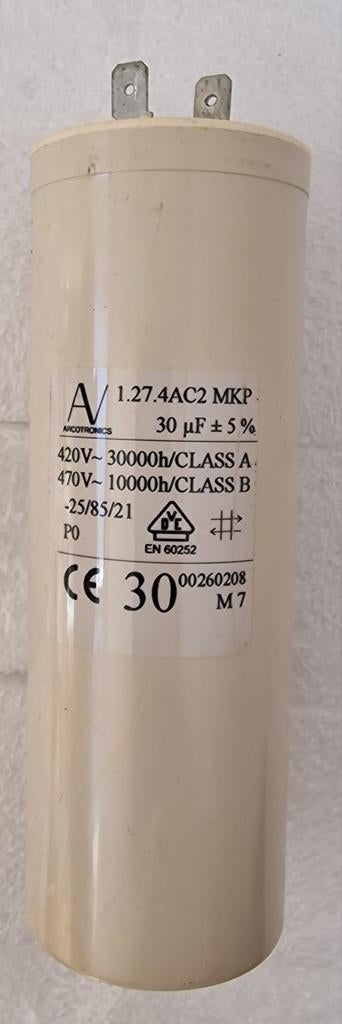 Arcotronics 30 uF Condensator 420V~ MKP, Ophalen, Gebruikt
