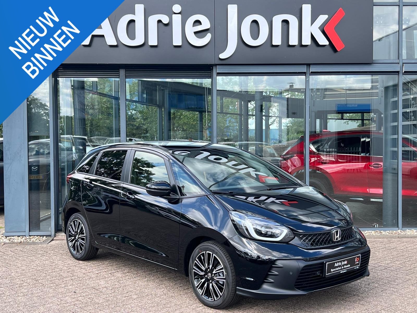 Honda Jazz 1.5 e:HEV Advance NIEUW | FULL HYBRID | APPLE CAR, Auto's, Honda, 1498 cc, Euro 6, 4 cilinders, Leder en Stof