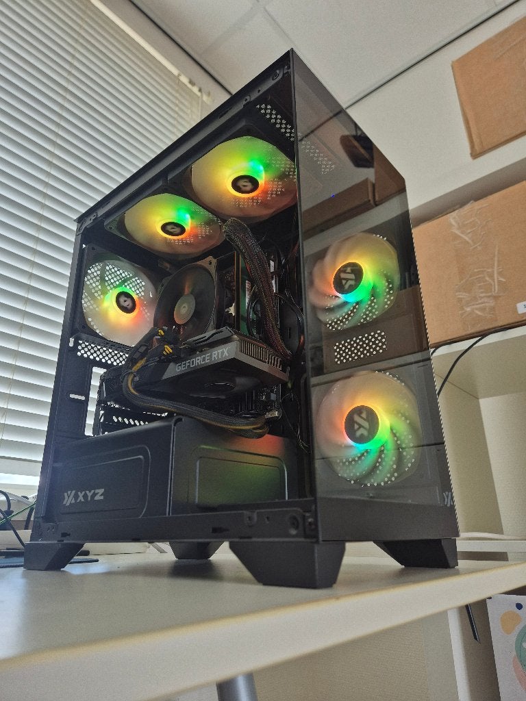 Prachtige RGB gaming pc (Core i7 + 1060 + 32GB + Win11), 750 GB, Ryzen 5 1600X (6c 12t 4ghz), 32 GB, Zelf gebouwde pc