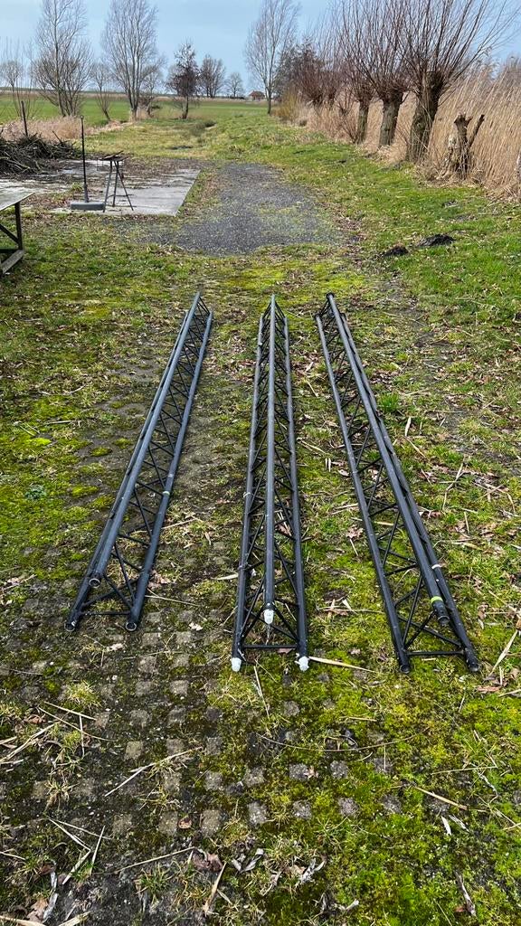 Trussmast 3 delen., Ophalen, Zo goed als nieuw, Mast