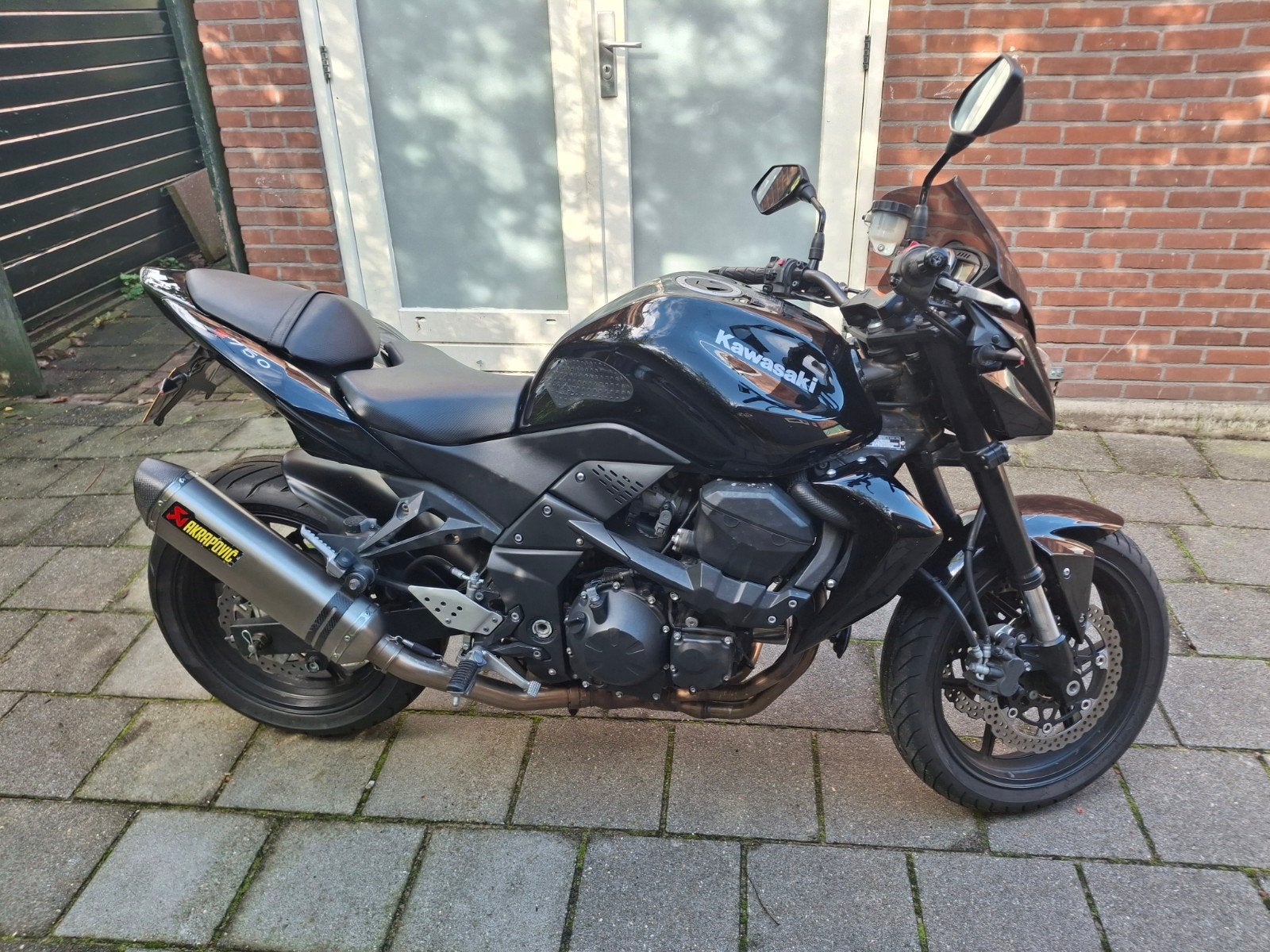 Kawasaki Z750 (2008) met Akrapovic uitlaat, Motoren, Sportuitlaat, Gebruikt, Particulier, Naked bike