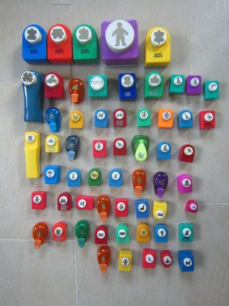 groot aantal knutsel papier craft PONSEN Tom Tas perforator, Hobby en Vrije tijd, Knutselen, Overige thema's, Gereedschap of Toebehoren