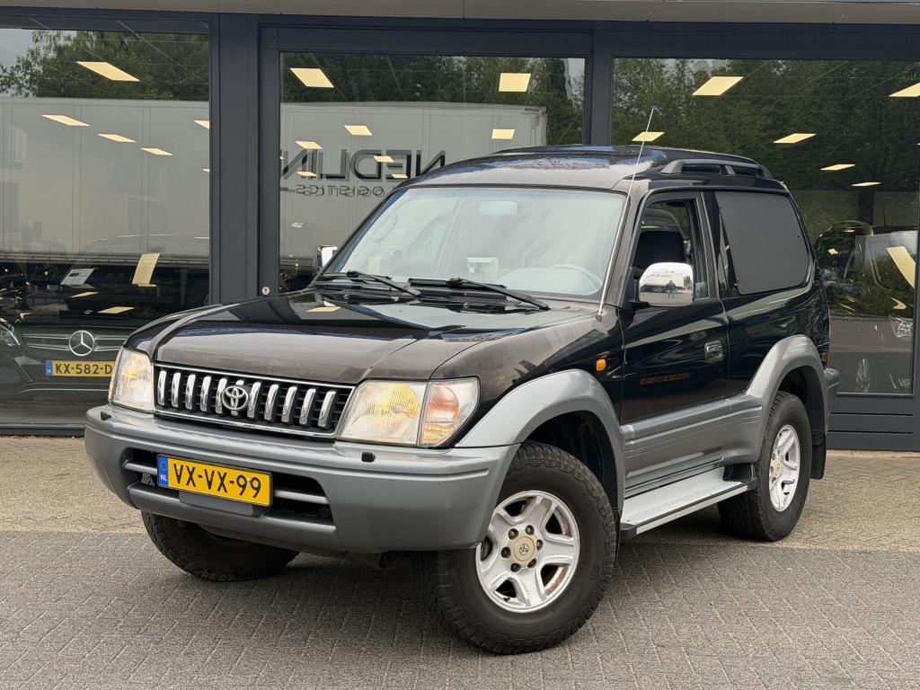 Toyota Land Cruiser 90 3.0 HR Blind V. Exec 4x4 Airco orgine, Auto's, 125 pk, Overige carrosserieën, Zwart, Origineel Nederlands