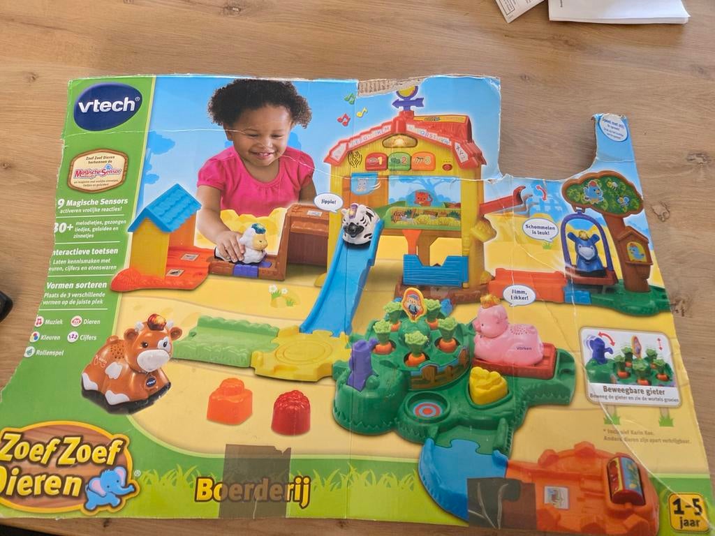 Vtech Zoef Zoef Dieren Boerderij Speelset, Ophalen, Gebruikt, Overige typen, Met wieltjes