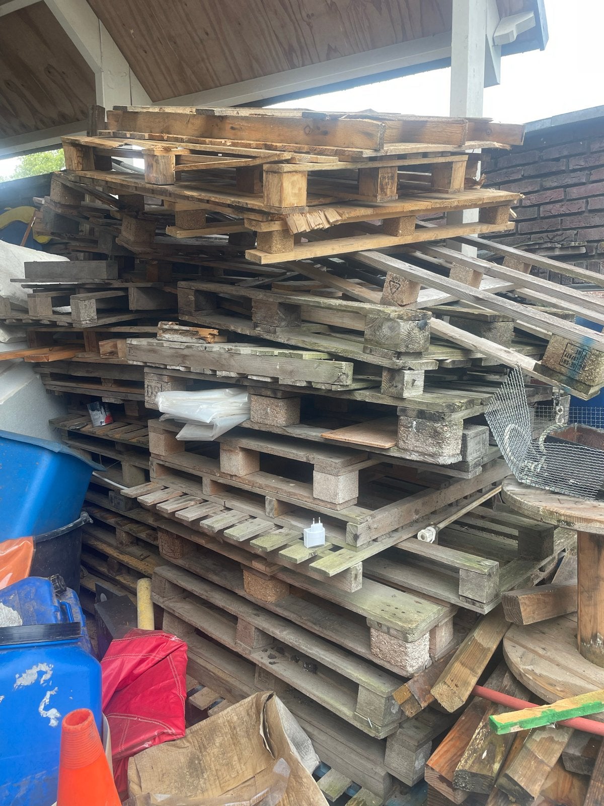 Gebruikte pallets - Diverse maten en houtsoorten, Ophalen of Verzenden