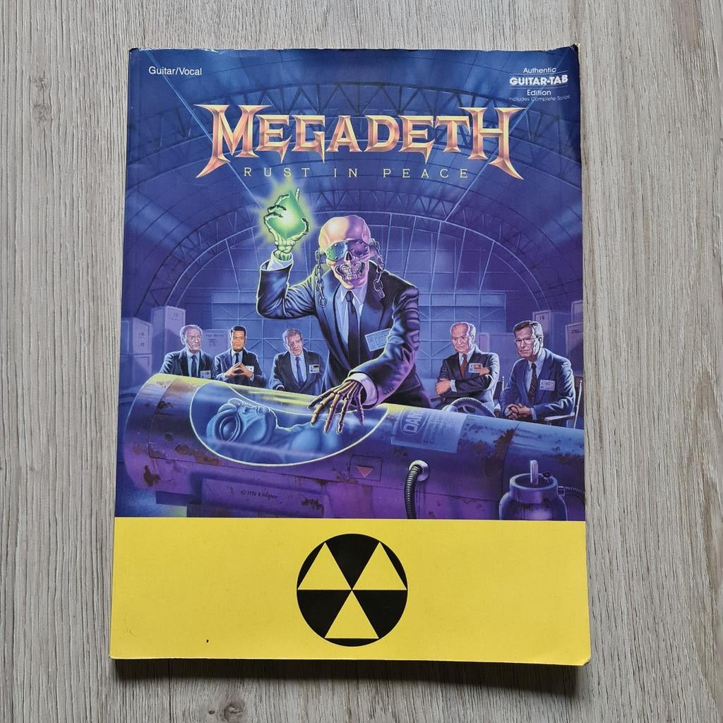 Megadeth Rust in peace gitaarboek, Muziek en Instrumenten, Bladmuziek, Ophalen of Verzenden, Artiest of Componist, Populair