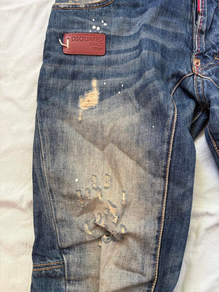 Dsquared2 Jeans - Maat L - Zeer goede staat, Blauw, Dsqaured, Overige jeansmaten, Ophalen of Verzenden