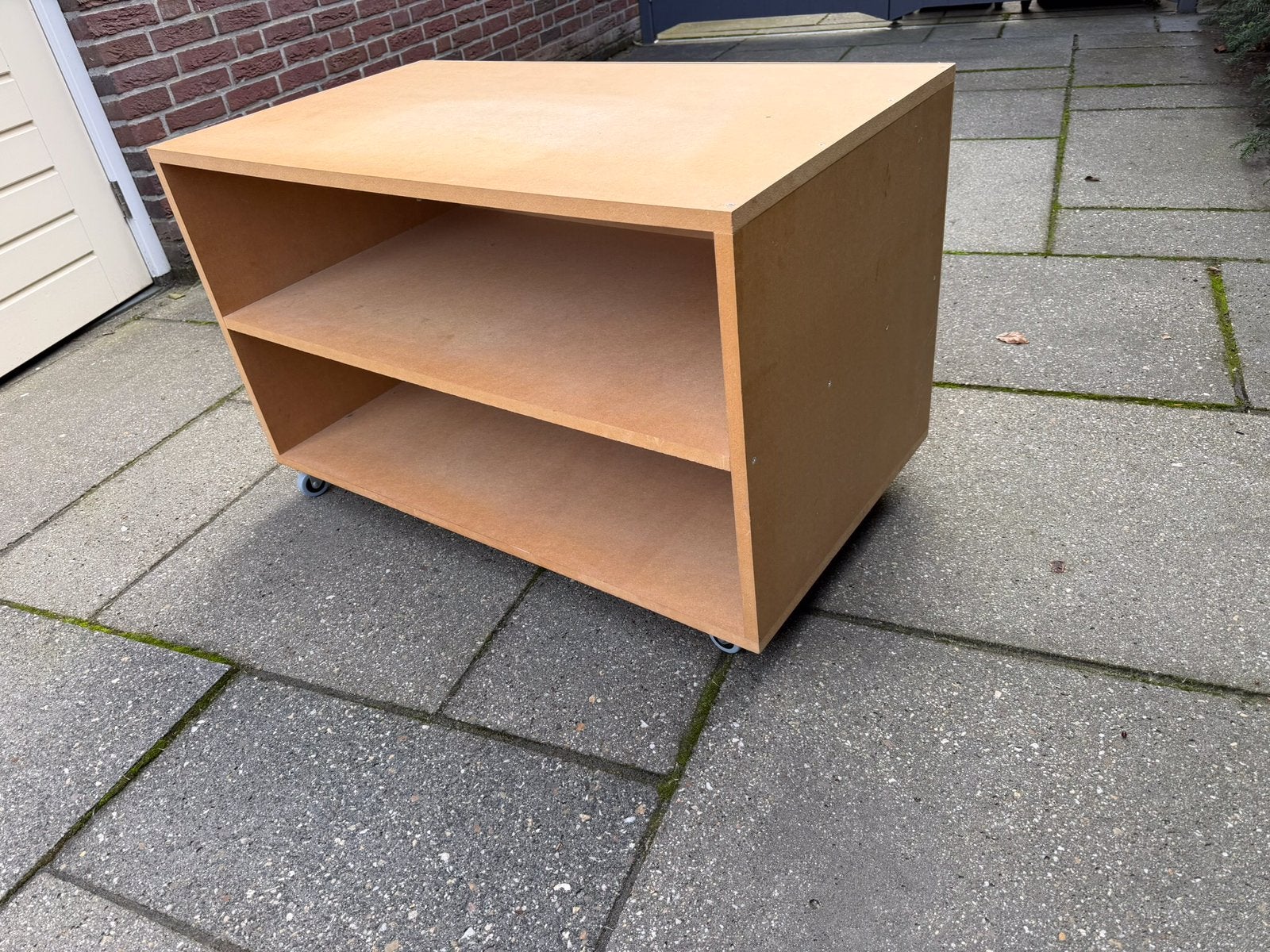 Open kast laag voorheen gebruikt als audiomeubel tv meubel, Ophalen, Overige materialen, Gebruikt, 50 tot 100 cm