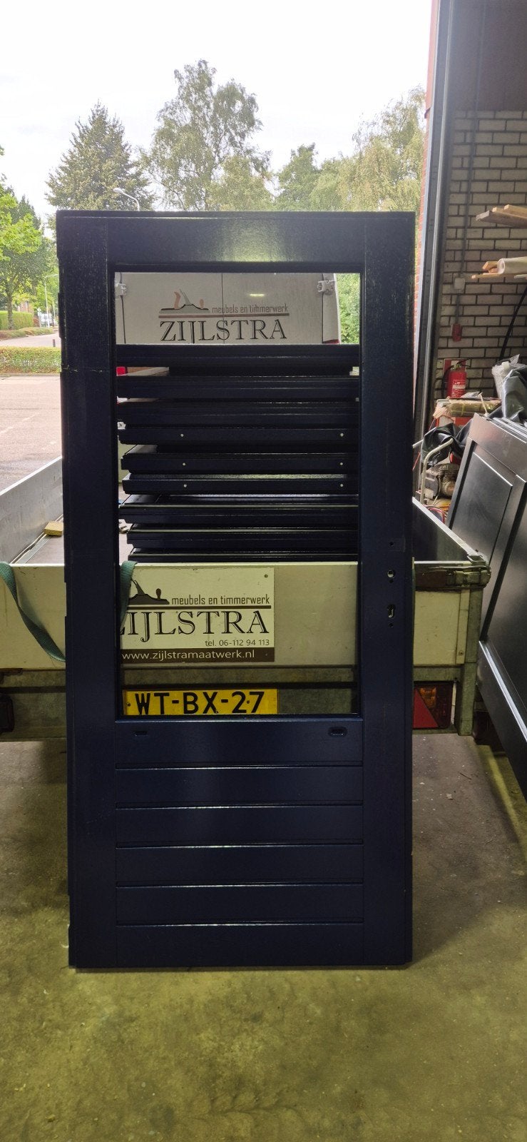 11 Nieuwe Links Draaiende Buitendeuren 1982x928x55mm, Ophalen, 80 tot 100 cm, Nieuw, Buitendeur