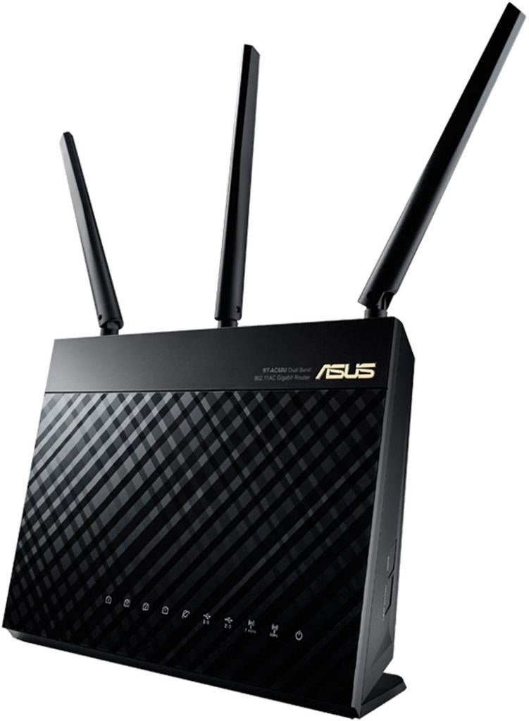 2 x Asus RT-AC68U Router ideale AsusMesh - Weg ivm Glasvezel, Computers en Software, Routers en Modems, Ophalen of Verzenden, Zo goed als nieuw