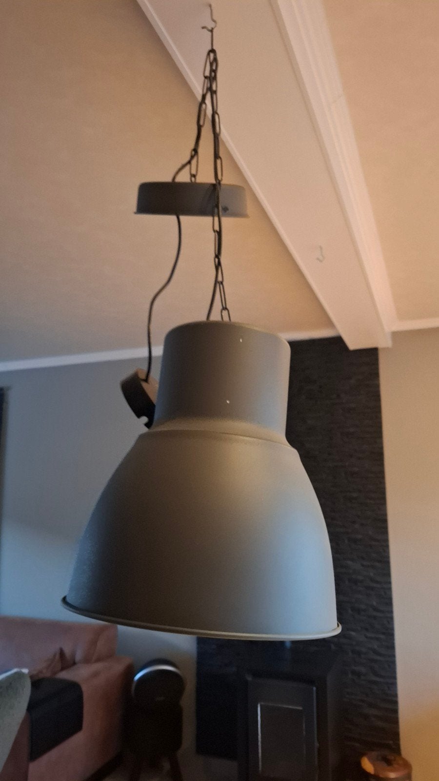 industriele lamp, Ophalen