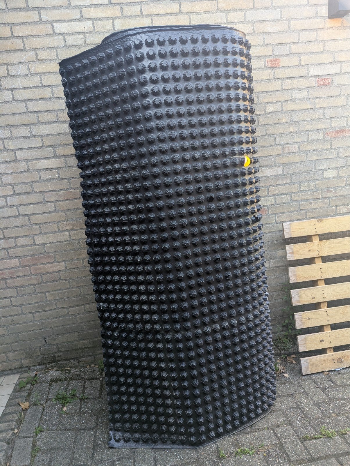 Covernit Noppenfolie zwart Maxistud T20 2*20m en Europallet, Ophalen, Nieuw