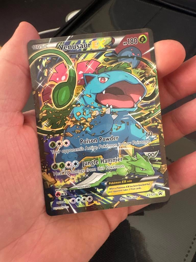 Pokémon kaart Venusaur EX XY123, Hobby en Vrije tijd, Verzamelkaartspellen | Pokémon, Ophalen of Verzenden, Gebruikt, Losse kaart