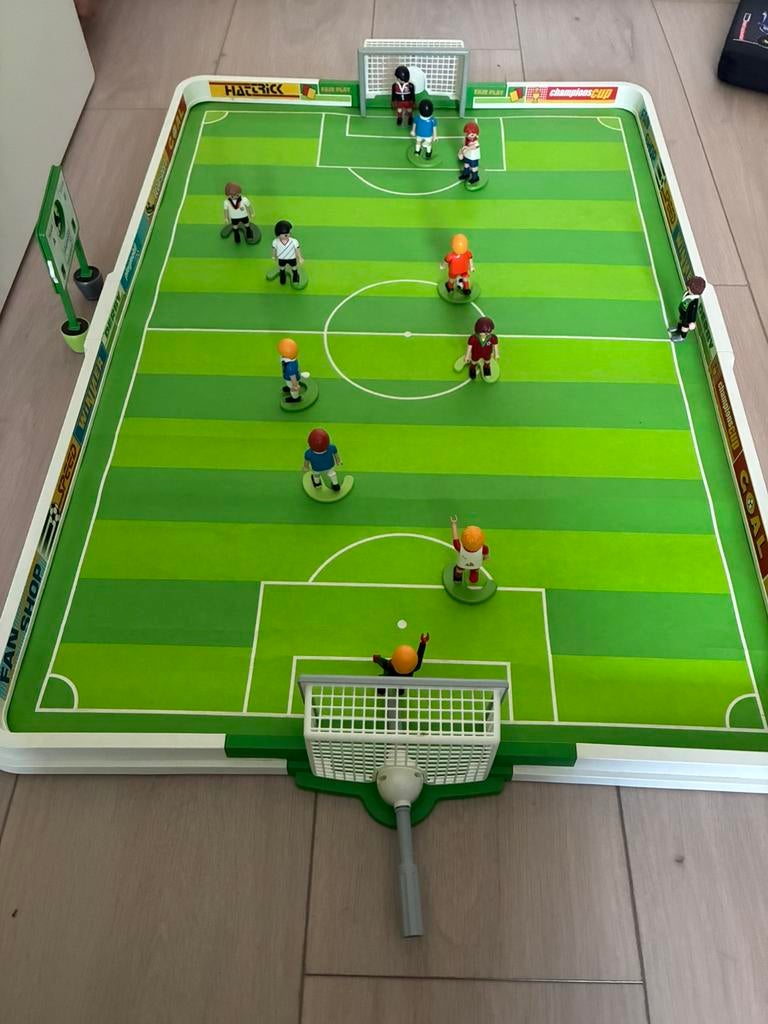 Playmobil voetbalveld set, Ophalen of Verzenden, Gebruikt