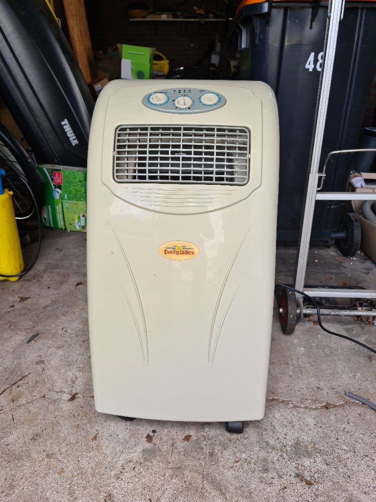 Mobiele Airco Everglades EV-9034, Witgoed en Apparatuur, Airco's, Ophalen, Gebruikt, Minder dan 60 m³, Timer