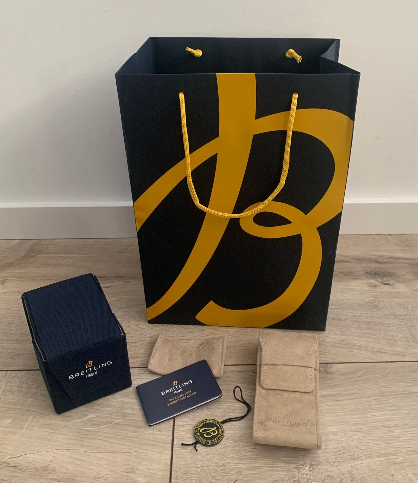 Breitling box complete set, Ophalen of Verzenden, Zo goed als nieuw