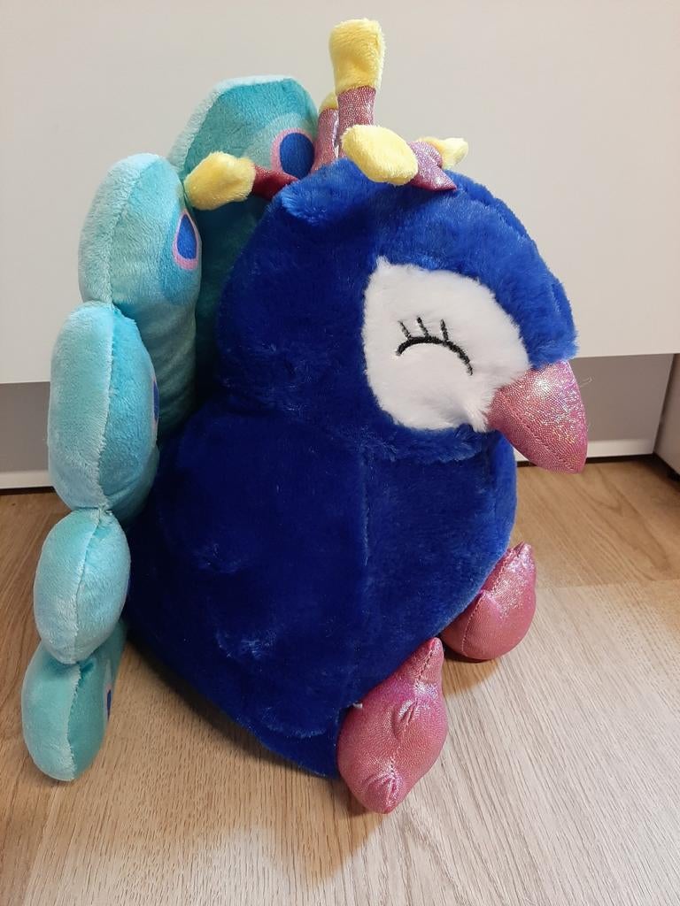 Pauw knuffel 35 cm, Ophalen of Verzenden