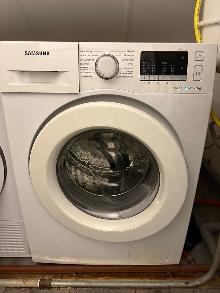 Samsung Ecobubble 7kg wasmachine - Defect, Witgoed en Apparatuur, Wasmachines, Niet werkend, Voorlader, 6 tot 8 kg, 85 tot 90 cm