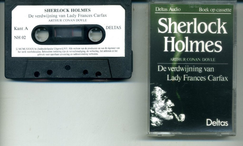 Sherlock Holmes - De Verdwijning Van Lady cassette 1989 ZGAN, Boeken, Arthur Conan Doyle, Ophalen of Verzenden, Cassette, Volwassene