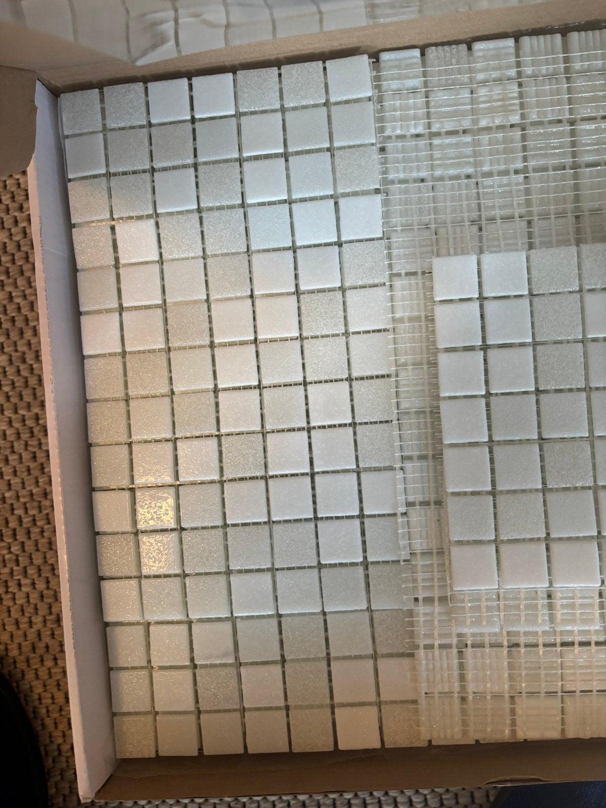 Glas mosaic tegels, Doe-het-zelf en Verbouw, Ophalen, Keramiek, Overige typen, Nieuw