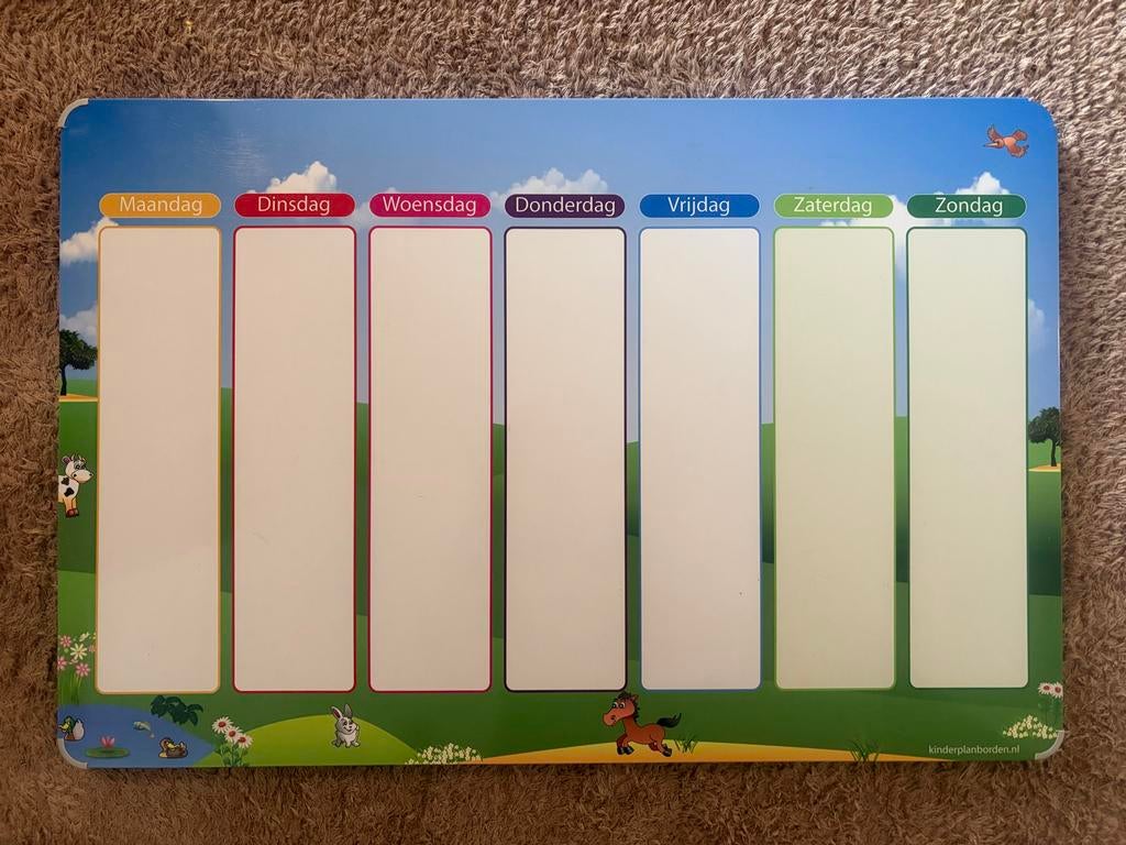 Kinderplanbord van kinderplanborden girls editie + 295 cards, Ophalen of Verzenden, Zo goed als nieuw