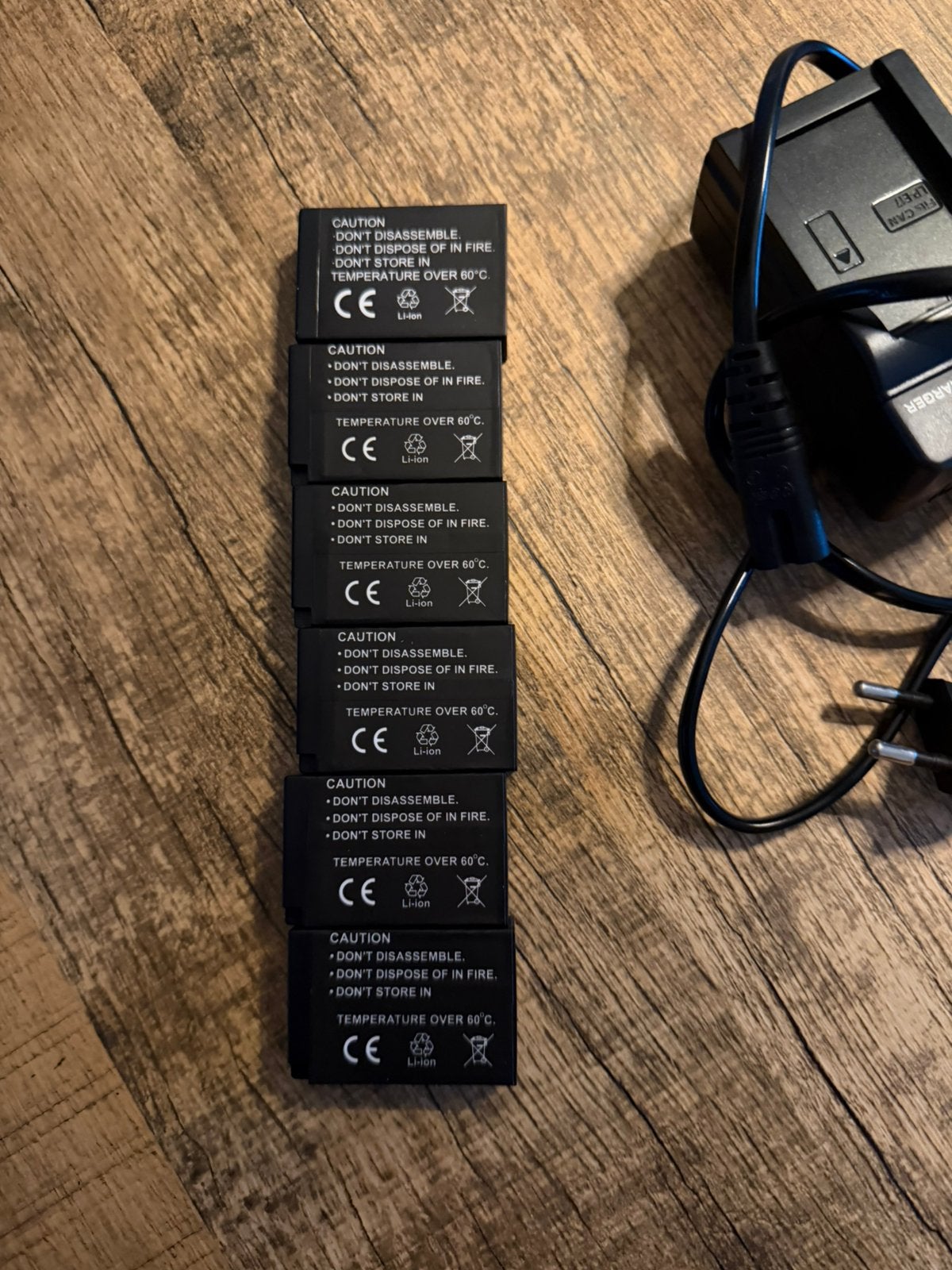 6 x Canon LP-E17 / 7.4 V, 1100 mAh, 123accu huismerk, Ophalen, Zo goed als nieuw
