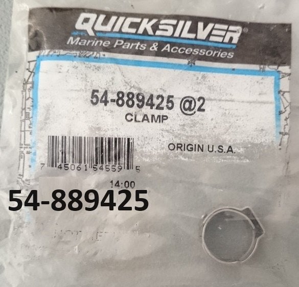 54-889425 Clamp/Slangklem. € 1,95, Watersport en Boten, Ophalen of Verzenden, Nieuw, Motor en Techniek