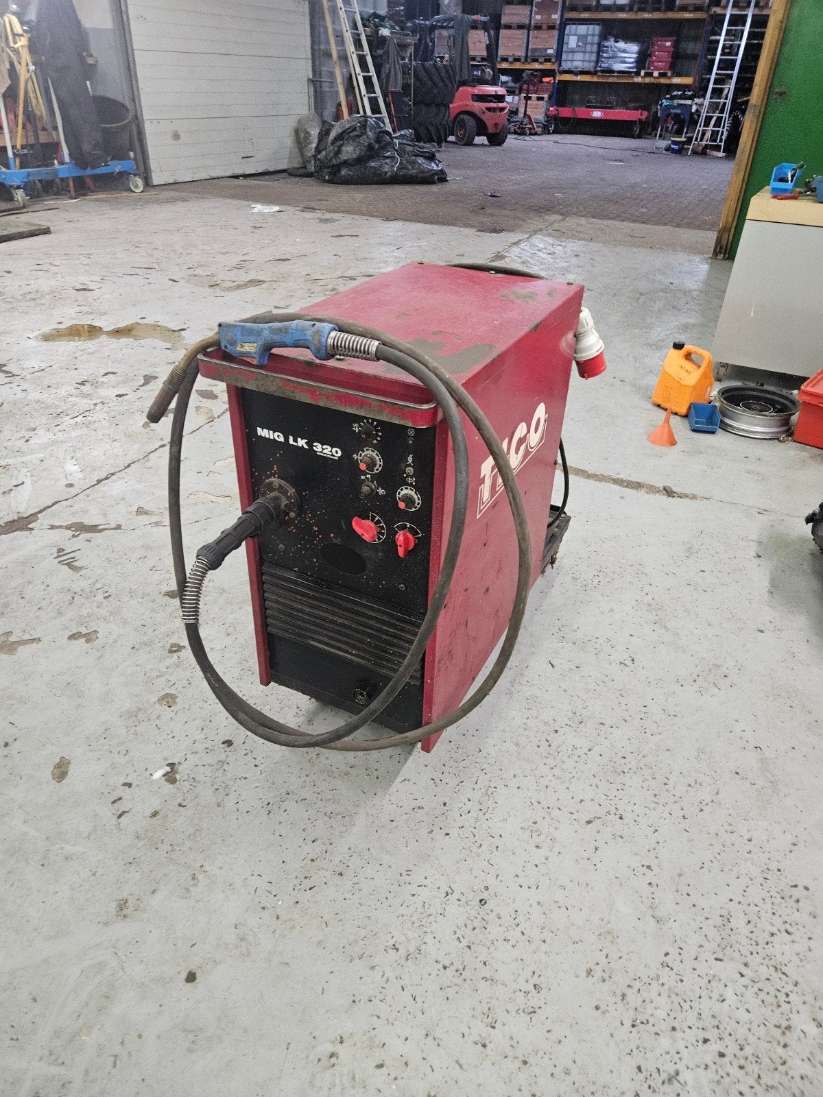 Tico Lasapparaat MIG LK 320 - Storing in aansturing, Ophalen, Gebruikt, 250 ampère of meer, Co2