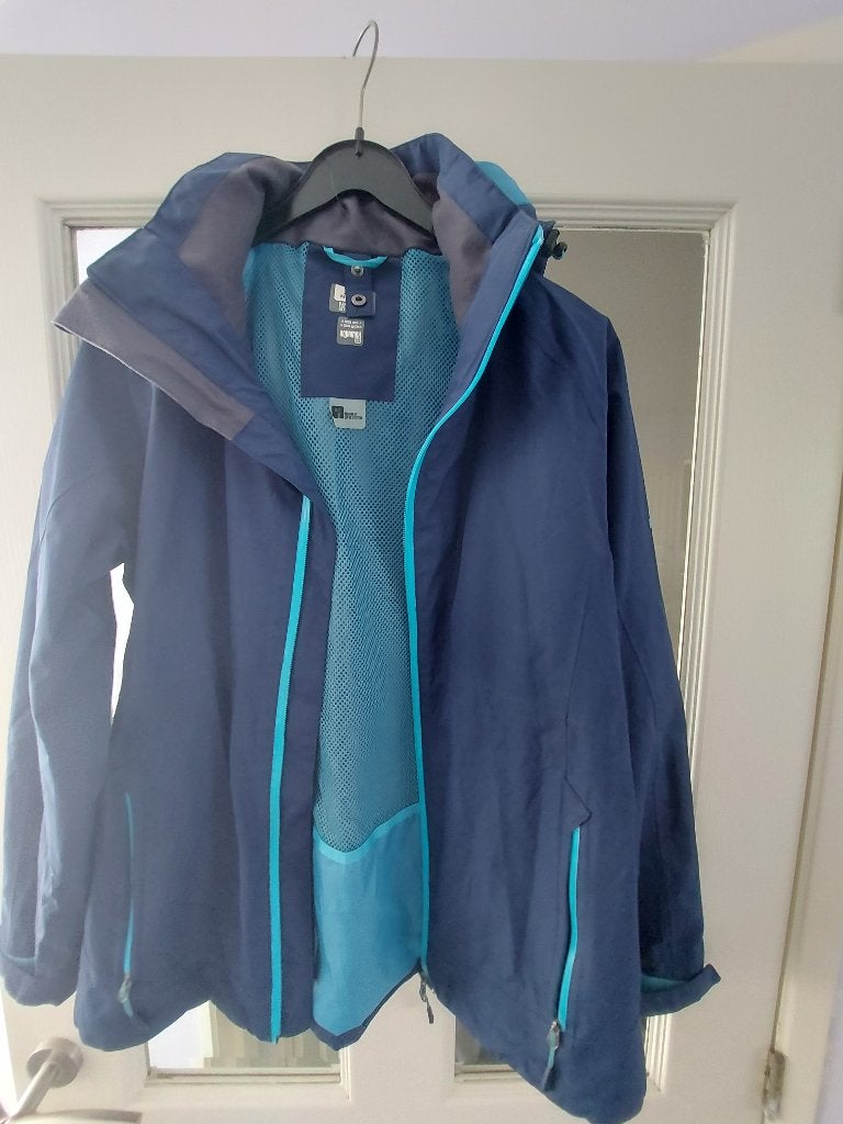 McKinley outdoor jas in blauw mt. 38, Ophalen, Zo goed als nieuw, Maat 38/40 (M), Blauw
