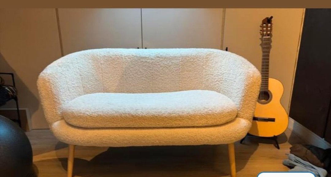 Trouwbank Teddy – Wit (te huur), Ophalen, Nieuw, Minder dan 150 cm