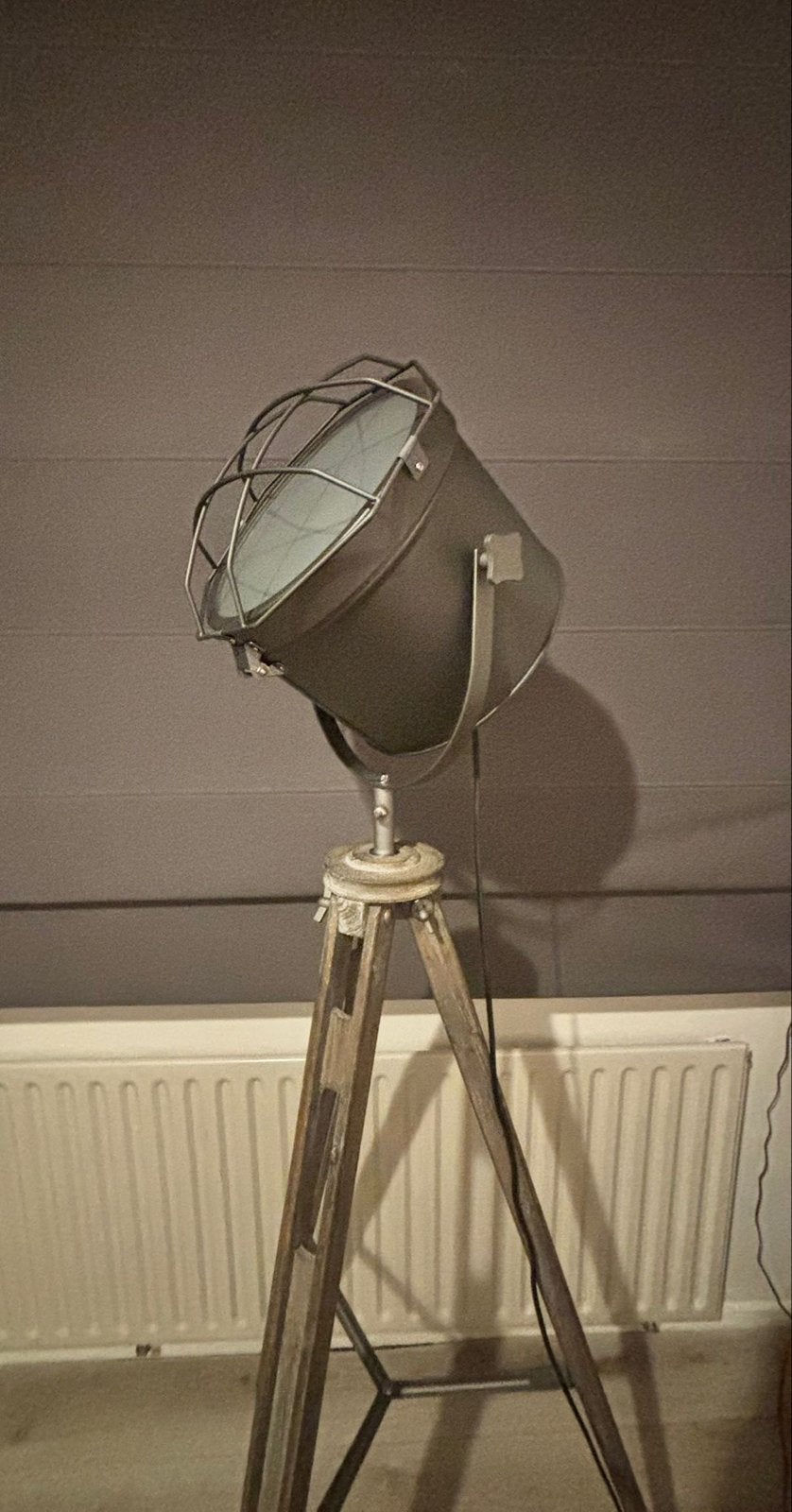 Industriële Vloerlamp, Ophalen, Gebruikt, E27 (groot), 150 tot 200 cm