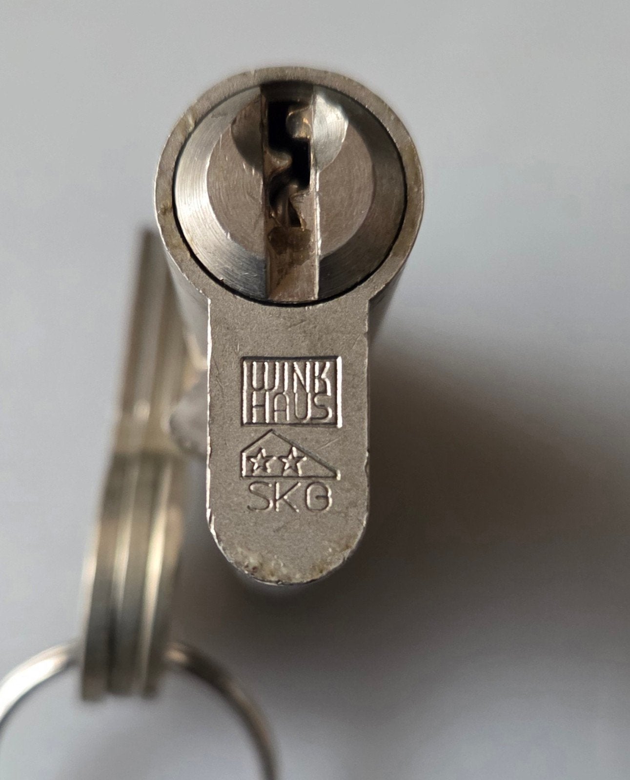 Winkhaus 30/30 cilinderslot met 3 sleutels, Ophalen of Verzenden, Gebruikt, Overige materialen, Slot