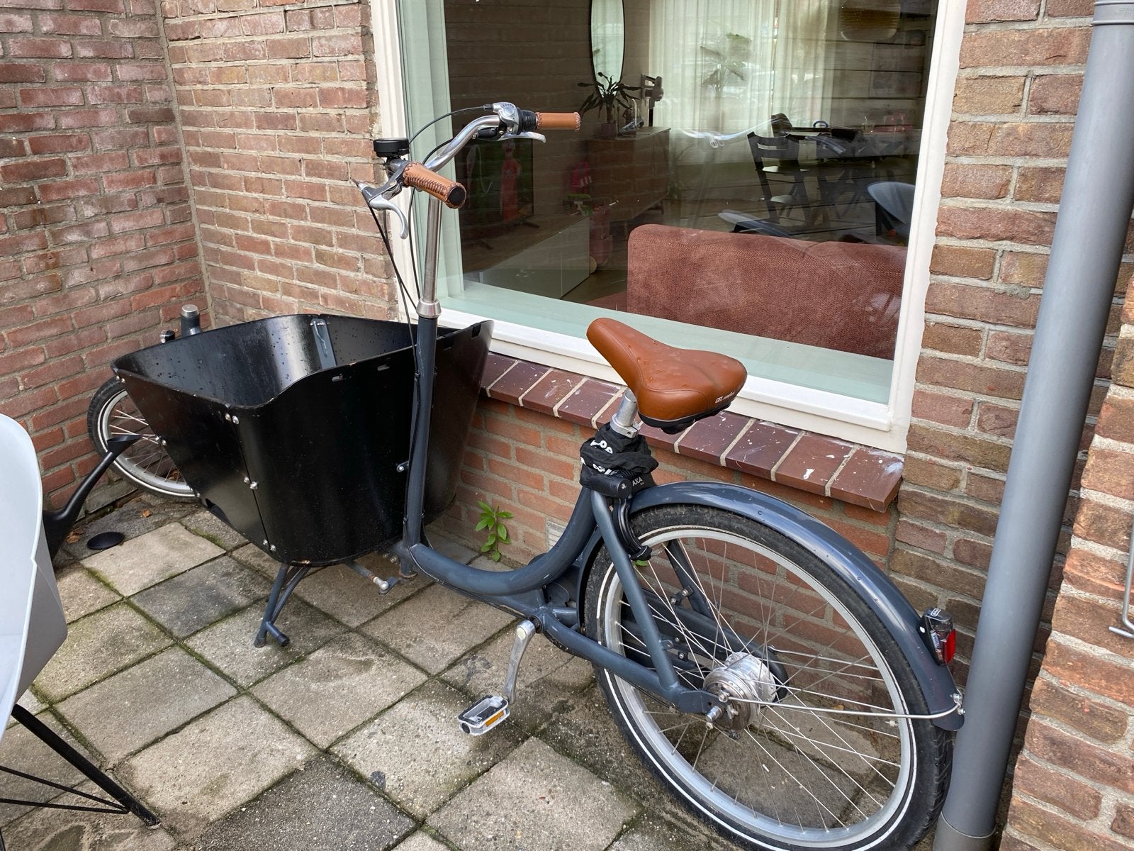 Babboe City bakfiets inclusief huif - Goede staat, Gebruikt, Huif, 2 kinderen, Trommelrem