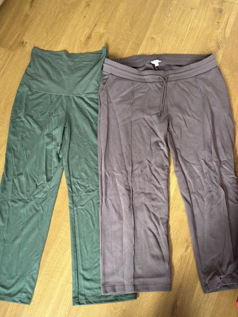 Twee warme zachte zwangerschapsbroeken, maat xl/xxl, Kleding | Dames, Ophalen, Overige kleuren, Maat 46/48 (XL) of groter, Nieuw