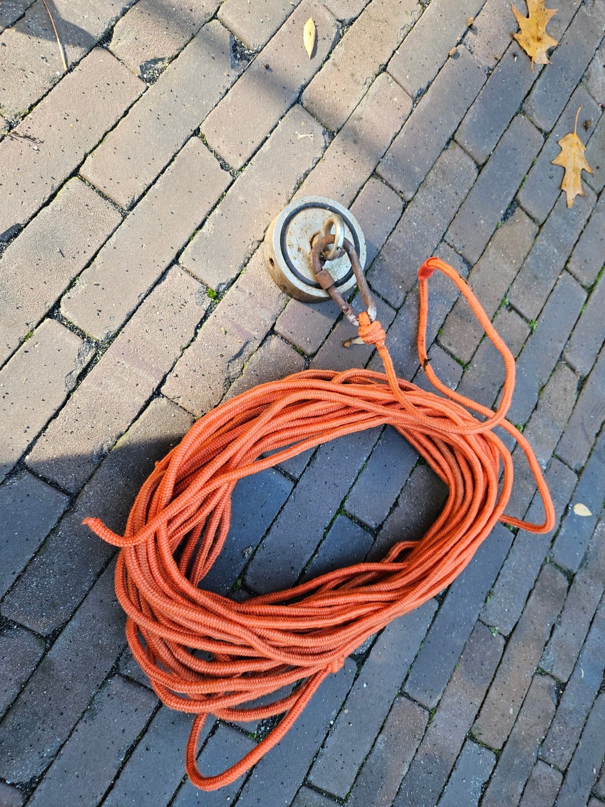 Magnetisch vispakket - Compleet met touw en magneet, Ophalen, Gebruikt, Overige typen