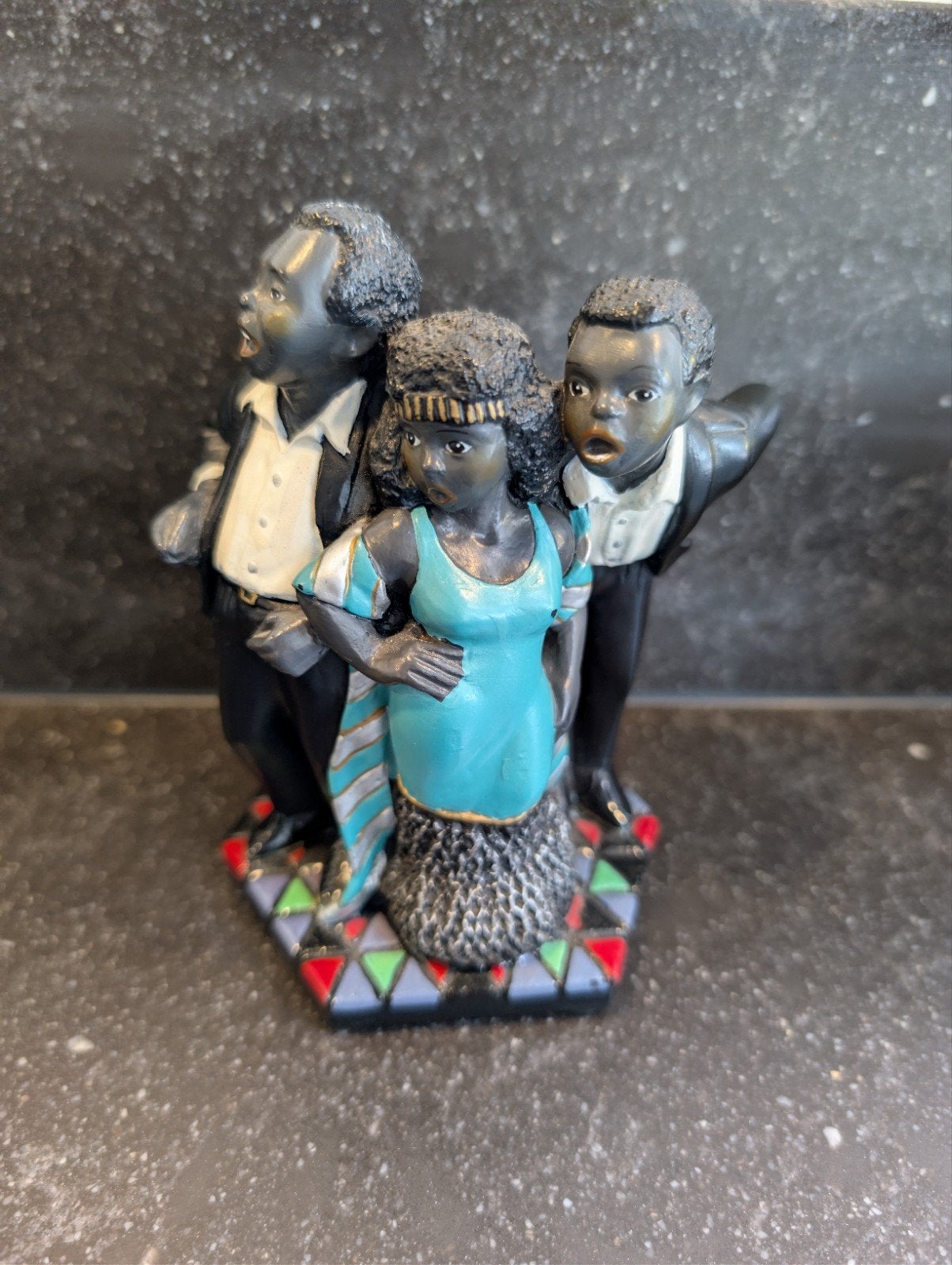 Vintage 'All That Jazz' Beeldje - Parastone 1994, Groep mensen, Minder dan 20 cm, Handgemaakt, Ophalen of Verzenden