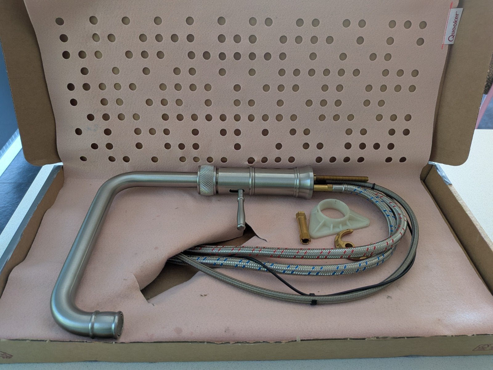 Quooker Fusion RVS Square  Classic kraan, Minder dan 50 cm, Verzenden, Zo goed als nieuw, Minder dan 25 cm