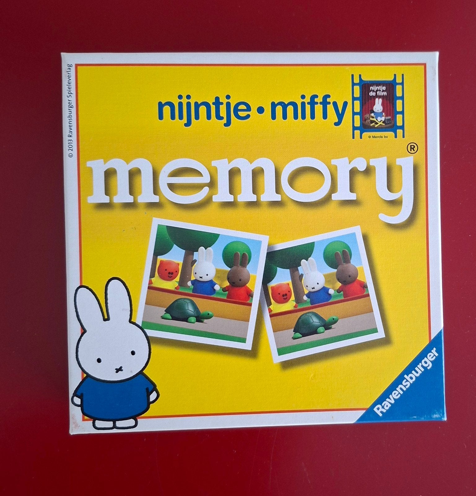 Nijntje Miffy Memory spel van Ravensburger, Een of twee spelers, Ophalen, Gebruikt, Ravensburger
