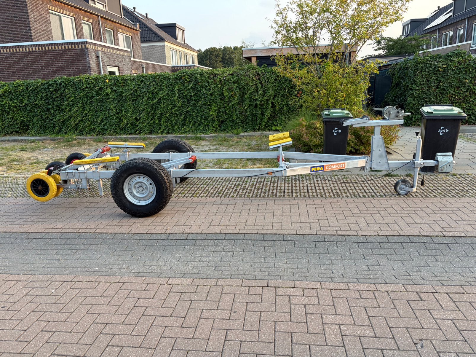 Pega boottrailer kanteltrailer super degelijk, Watersport en Boten, Ophalen, Zo goed als nieuw, Overige typen, Motorboot