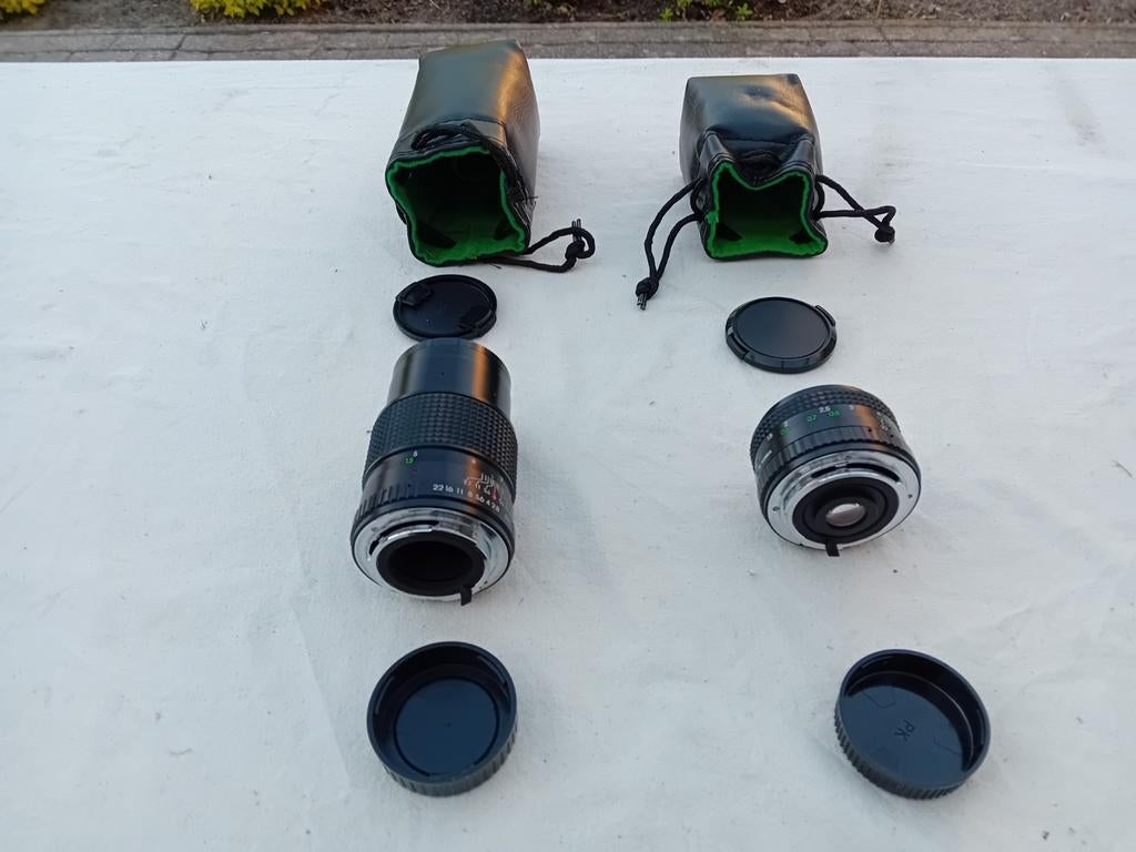Cameralens, 2 stuks, auto revuenon, groothoeklens,telelens, Ophalen, Zo goed als nieuw, Overige merken