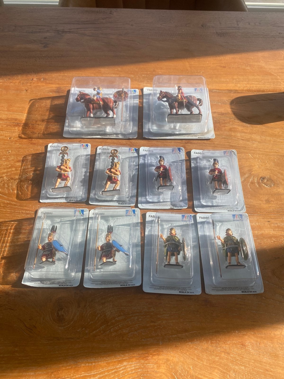 10 Fabbri/ Italeri Romeinse tinnen figuren nieuw in ovp, Ophalen of Verzenden, Nieuw, 1:50 of kleiner, Figuur of Figuren