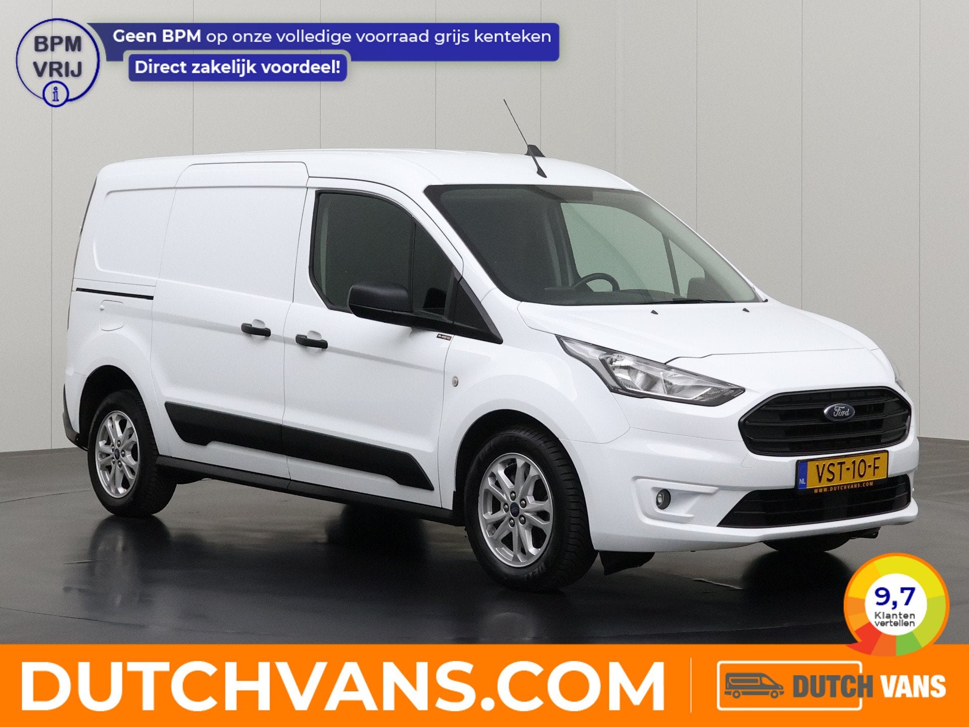 Ford Transit Connect 1.5EcoBlue Lang | Multimedia | Camera |, Auto's, Voorwielaandrijving, Gebruikt, 4 cilinders, Origineel Nederlands