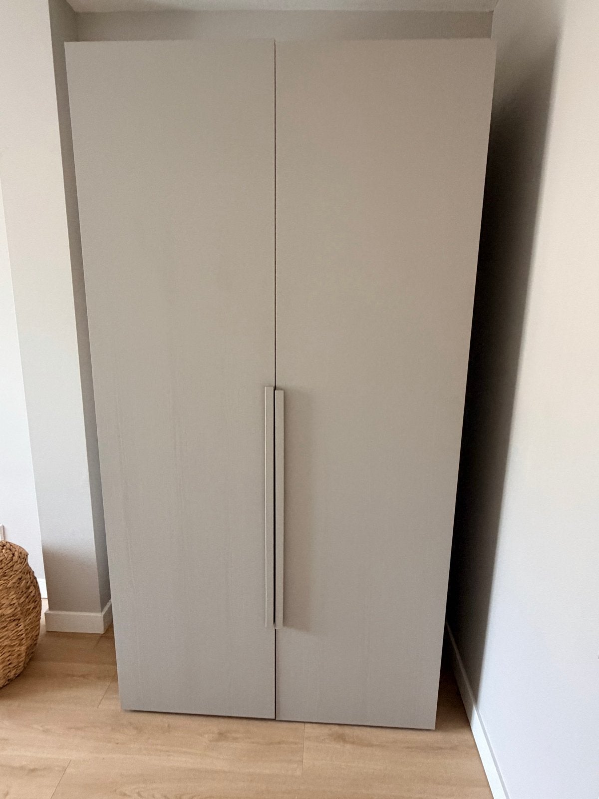 WOOOD Kledingkast Rens Grijs - 110x210x58 cm