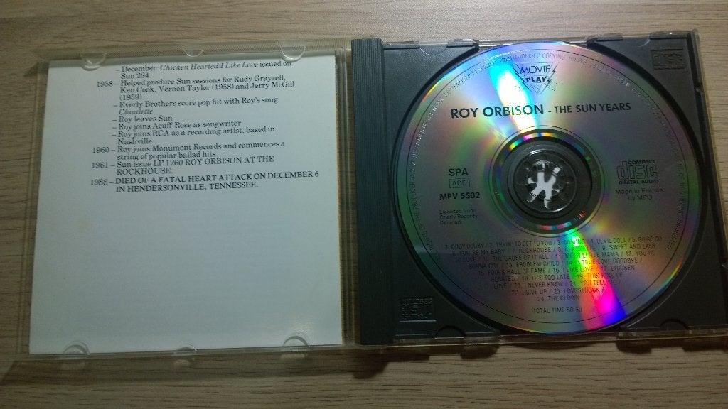roy orbison- the sun years, Ophalen, Gebruikt, Pop, Album