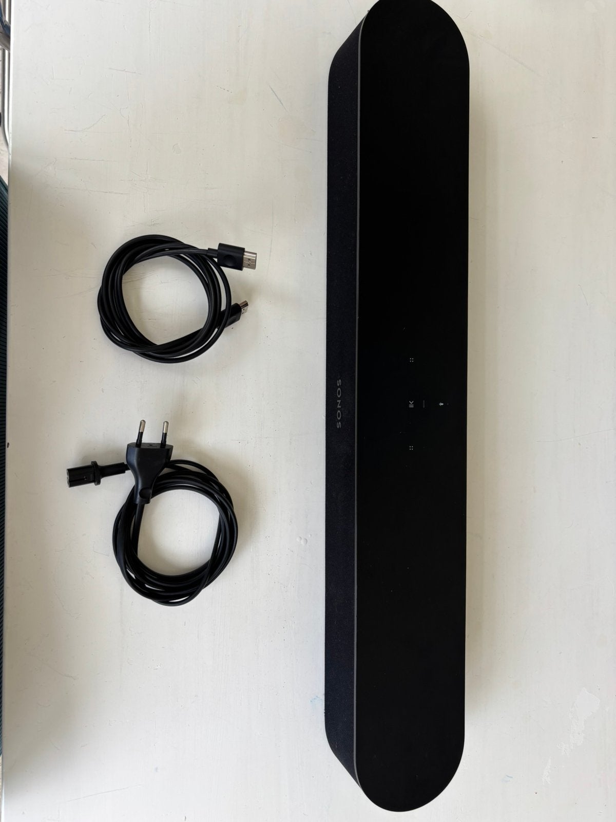 Sonos Beam Gen 1 Zwart | Getest | Inclusief Garantie, Ophalen of Verzenden, Zo goed als nieuw, Center speaker, Sonos