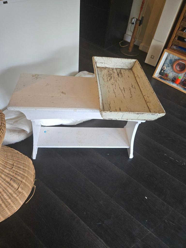VANAVOND GRATIS   bijzettafeltje met klep, Ophalen, Rechthoekig, Minder dan 55 cm