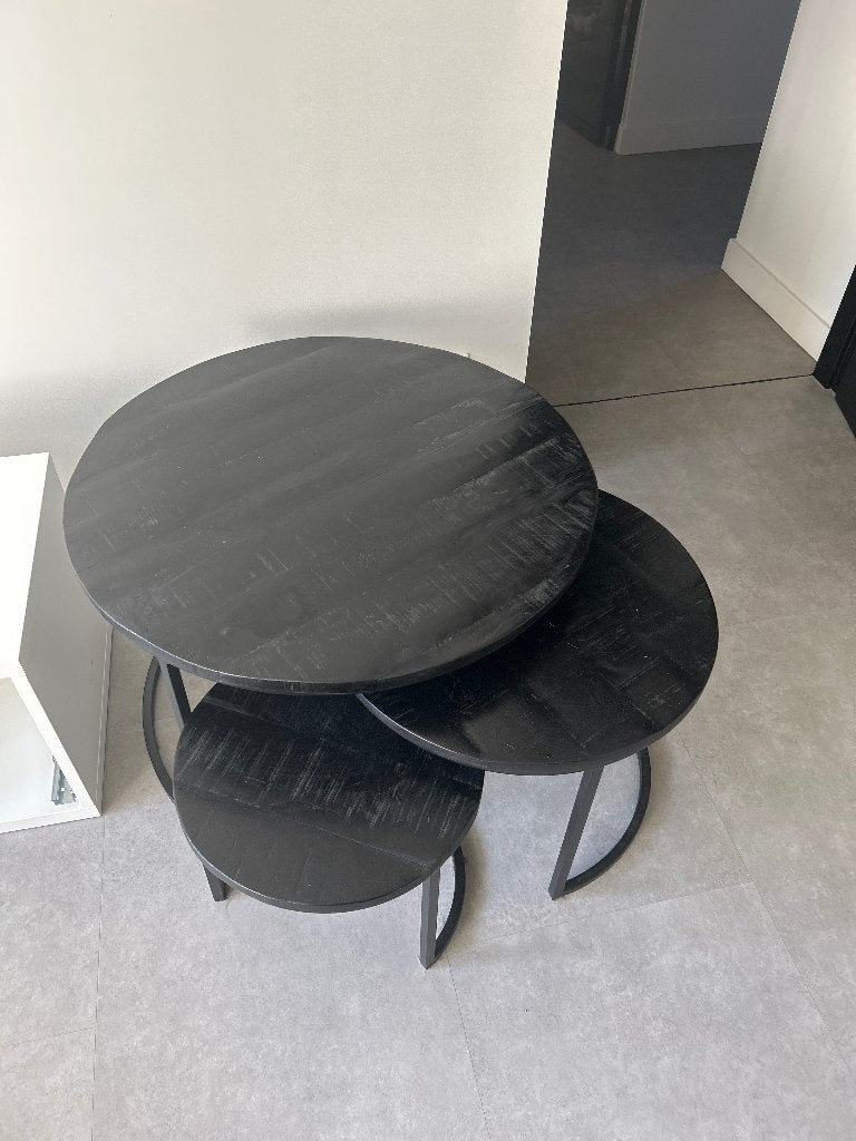 Salontafels, Huis en Inrichting, Ophalen, Gebruikt, 50 tot 100 cm, Rond